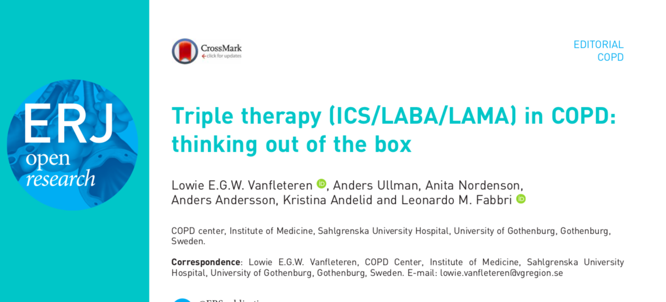 The new kid on the block – ‘Triple therapy (ICS/LABA/LAMA) in COPD ...